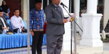 Pimpin Upacara Harkitnas Ke-116, Sekda Subhandhy : Bangkit Untuk Indonesia Emas