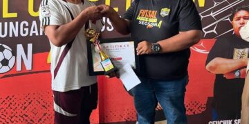 Geuchik Musliadi Sukses Selenggarakan Pertandingan Futsal Kompetisi Season 4 Gampong Sungai Pauh Pusaka