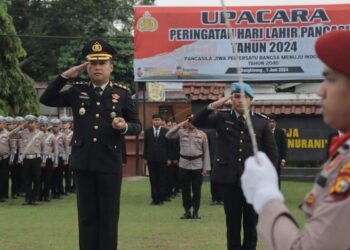 Polres Kampar Gelar Upacara Bendera memperingati Hari Lahir Pancasila