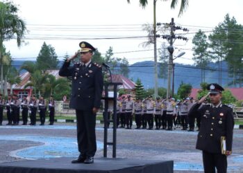 Waka Polres Bener Meriah Pimpin Upacara Peringatan Hari Lahir Pancasila