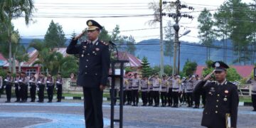 Waka Polres Bener Meriah Pimpin Upacara Peringatan Hari Lahir Pancasila