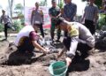HUT Bhayangkara Ke – 78, Kapolres Bener Meriah Laksanakan Peletakan Batu Pertama Pembangunan Rumah