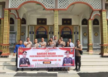 Sat Binmas Polres Kuansing Laksanakan Penilaian Lomba Tiga Pilar Dalam Rangka HUT Bhayangkara ke-78