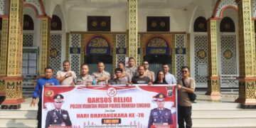 Sat Binmas Polres Kuansing Laksanakan Penilaian Lomba Tiga Pilar Dalam Rangka HUT Bhayangkara ke-78