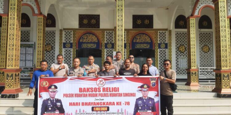 Sat Binmas Polres Kuansing Laksanakan Penilaian Lomba Tiga Pilar Dalam Rangka HUT Bhayangkara ke-78