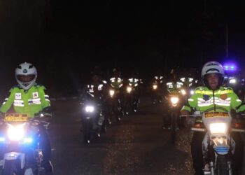 Cegah Kriminalitas, Polres Kampar Gelar Kegiatan Rutin Yang Di Tingkatkan (KRYD) Saat Malam Hari