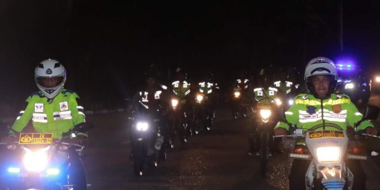 Cegah Kriminalitas, Polres Kampar Gelar Kegiatan Rutin Yang Di Tingkatkan (KRYD) Saat Malam Hari