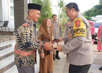 Kapolda Aceh, Wakapolda Aceh Beserta PJU Anjangsana Ke Sejumlah Purnawirawan Polri
