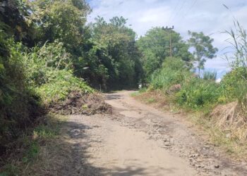 Sangat Memperihatinkan, Jalan Utama Kampung Kute Gelime – Bah Ketol Rusak Parah