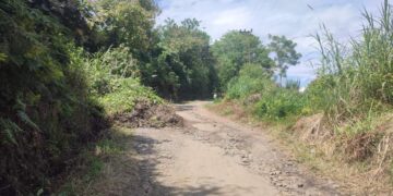 Sangat Memperihatinkan, Jalan Utama Kampung Kute Gelime – Bah Ketol Rusak Parah