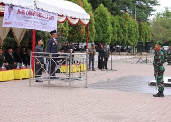 Pj Bupati Pidie Jaya Jailani Pimpin Upacara emperingati Hari lahir Pancasila