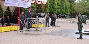 Pj Bupati Pidie Jaya Jailani Pimpin Upacara emperingati Hari lahir Pancasila