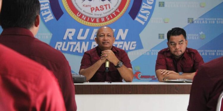 Rutan Sigli Menyelenggarakan Rapat Internal Demi Suksesnya Perayaan Idul Adha 1445H