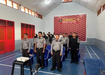Rutan Takengon Mengikuti Penguatan Teknik Pemasyarakatan Bidang Pengamanan