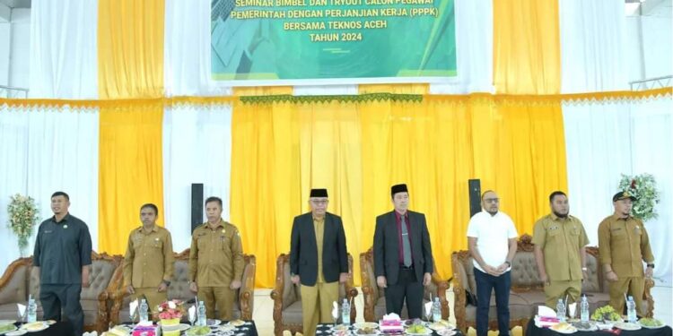 Buka Resmi Bimbel Dan Tryout, Pj. Bupati Haili Yoga Mendoakan Semua Peserta Lulus Pegawai P3K
