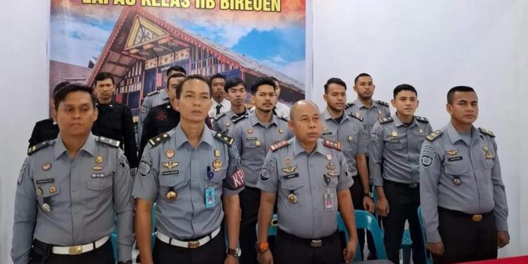 Lapas Bireuen Ikuti Kegiatan Penguatan Teknis Pemasyarakatan Bidang Pengamanan