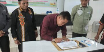 Dinkes Bener Meriah Tandatangani Pakta Pencanangan Pembangunan Zona Integritas