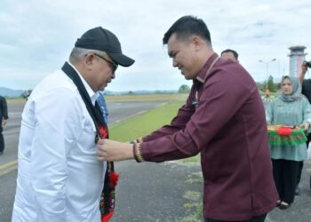 Pj Sekda Khairmansyah Terima Kunjungan Pj. Gubernur Aceh Dan Ketua PB FASI Terkait Kesiapan PON XXI