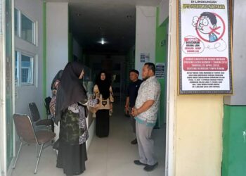 Asisten 1 Setdakab Bener Meriah Samusi Purnawira Dade, S.IP.,M.Si Sidak Puskesmas Pante Raya