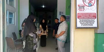 Asisten 1 Setdakab Bener Meriah Samusi Purnawira Dade, S.IP.,M.Si Sidak Puskesmas Pante Raya