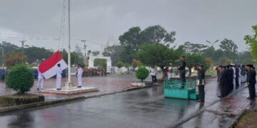 Meski Hujan, Upacara Peringatan Hari Lahir Pancasila Berjalan Sukses Di Ibukota Aceh Singkil 