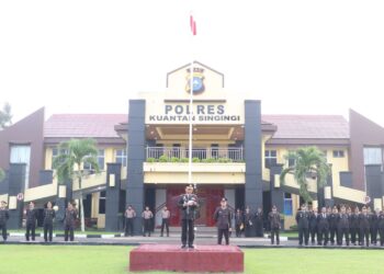 Polres Kuansing Gelar Upacara Peringatan Hari Lahir Pancasila 2024