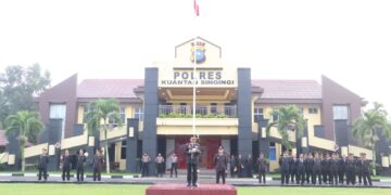 Polres Kuansing Gelar Upacara Peringatan Hari Lahir Pancasila 2024