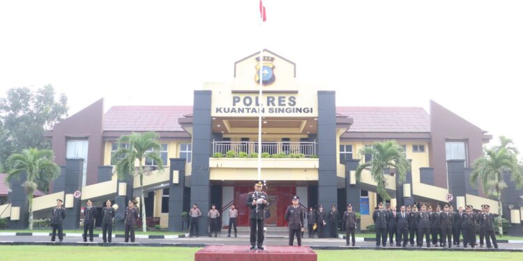 Polres Kuansing Gelar Upacara Peringatan Hari Lahir Pancasila 2024