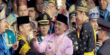 Pj Bupati Kampar Ikuti Upacara Hari Lahir Pancasila 2024 Di Dumai, Presiden RI Jokowi Jadi Inspektur Upacara