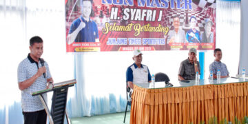 Buka Resmi Open Turnamen Catur, Pj Sekda Kampar Ahmad Yuzar : “Tetap Menjaga Silaturahmi Dan Menjunjung Tinggi Sportifitas”