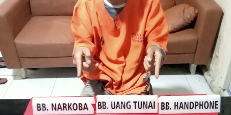 Kantongi Sabu-sabu, Pria Kumantan Ini Ditangkap Di Pinggir Sungai Kampar