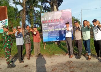 Pemdes Pulo Sarok Himbau Warga Agar Menjauhi Bahaya Narkoba
