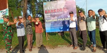 Pemdes Pulo Sarok Himbau Warga Agar Menjauhi Bahaya Narkoba 