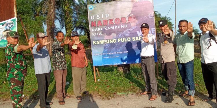 Pemdes Pulo Sarok Himbau Warga Agar Menjauhi Bahaya Narkoba 