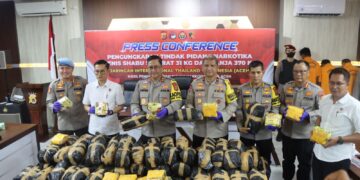 Polda Aceh Berhasil Ungkap Peredaran 31 Kg Sabu Jaringan Internasional