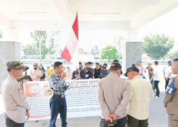 Gelar Aksi, GAAS Sumsel Desak Pemkab OKI Pecat Oknum Inspektur Inspektorat Dan Selesaikan Masalah Yang Ada