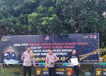 Polres Banyuasin Melaksanakan Lomba TKP Dan TPTKP Dalam Rangka Hari Bhayangkara ke 78