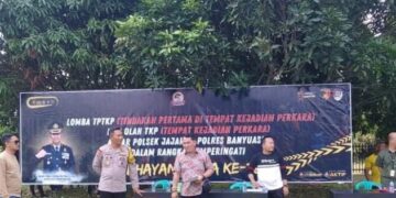 Polres Banyuasin Melaksanakan Lomba TKP Dan TPTKP Dalam Rangka Hari Bhayangkara ke 78
