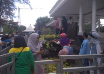 Pemko Langsa Menggelar Gotong Royong Dan Penanaman Bibit Pohon