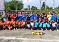 Buka Turnamen Bola Voli Kapolsek Minas Cup, Kompol Wan Mantazakka SH MH Ingatkan Pemain Tetap Jaga Sportivitas