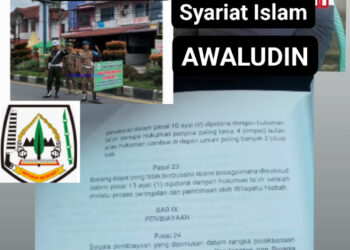 Satpol PP- WH Aceh Tenggaara Melaksanakan Razia Himbauan Berbusana Muslim