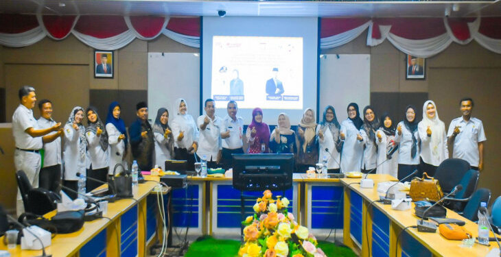 Pemkab Kampar Rapat TPPS Dengan Tim Pemantauan Kemendes Dan BKKBN Nasional