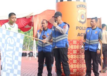 Ikut Tes Jasmani, Calon Bintara Polwan Terima Arahan Dari Kabid Humas Polda Aceh