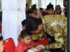 Pemko Langsa Menyalurkan Puluhan Santunan Kepada Anak Yatim