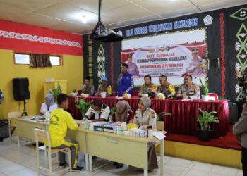 Hut Bhayangkara 78, Polres Aceh Tengah Gelar Bakti Kesehatan Bagi Penyandang Disabilitas