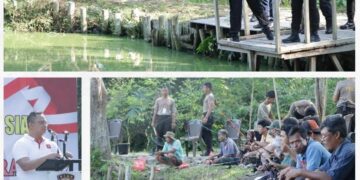 Semangat Bhayangkara Ke-78, Kapolres Siak Asep Sujarwadi Buka Lomba Mancing