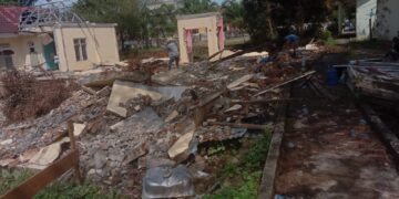 Dana Miliyaran, Pembangunan Aula Puskesmas Longkib Tanpa Papan Informasi, Kami Hanya Pekerja? 