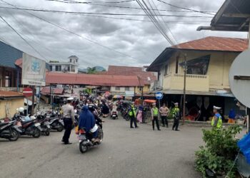 Meugang Idul Adha, Polres Aceh Tengah Gelar Pengamanan Disejumlah Pasar Daging Dan Titik Keramaian