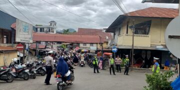 Meugang Idul Adha, Polres Aceh Tengah Gelar Pengamanan Disejumlah Pasar Daging Dan Titik Keramaian