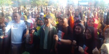 Senam Bersama Pj Walikota Palembang Ratu Dewa Dan Kormi Sumsel